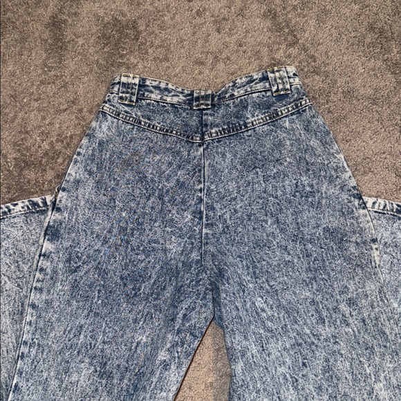 Cherokee vintage stone washed jeans girls size 12 80’s 90’s rare denim pleated - Picture 8 of 8